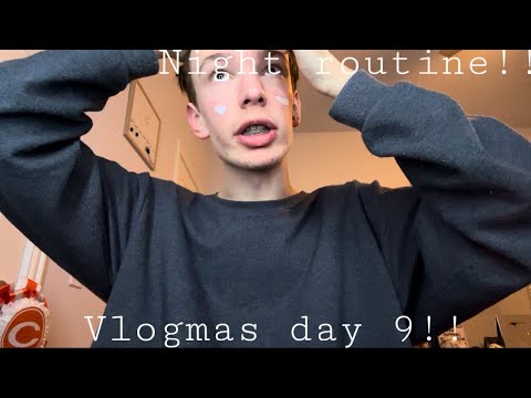 Night routine!!| vlogmas day 9!!🎄⛄️