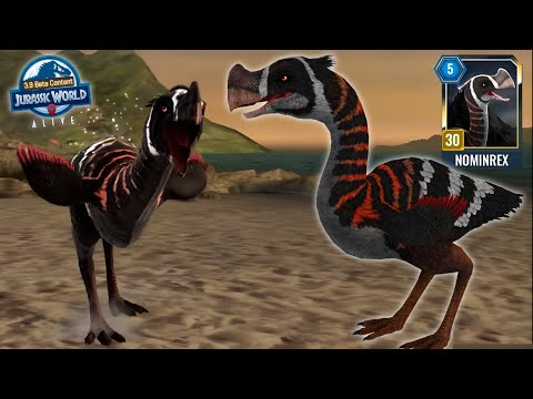 NOMINREX Apex Level 30- FIRST LOOK! Jurassic World Alive beta