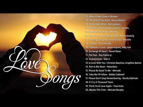 【50曲】 愛のコレクションに落ちることについての美しいラブソング ♥ Old Beautiful Love Songs ♥ 最も英語の愛の歌