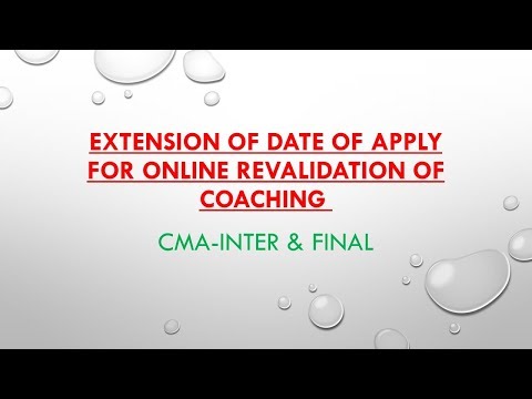 Date Extended for Coaching Revalidation