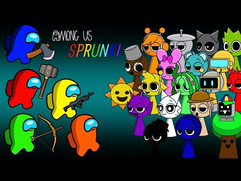 🔴[LIVE]🔴어몽어스 | AMONG US vs. INCREDIBOX SPRUNKI Characters | Among Us Animation