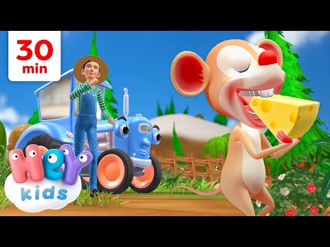 El granjero en el valle 🚜🧀 | Canciones sobre animales de granja | HeyKids - Canciones infantiles