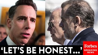 BREAKING NEWS: Josh Hawley Gives Absolutely Uncompromising Take On Hunter Biden Pardon