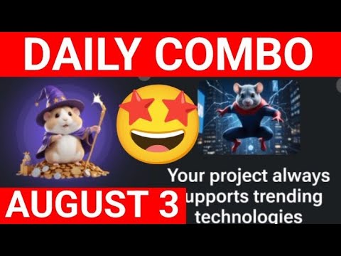 Hamster Kombat Daily Combo Cards Today August 3