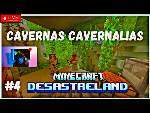 DESASTRELAND 😜EXPLORANDO CAVERNAS CAVERNALIAS 💀DÍA 4 - JEREMY WOLF