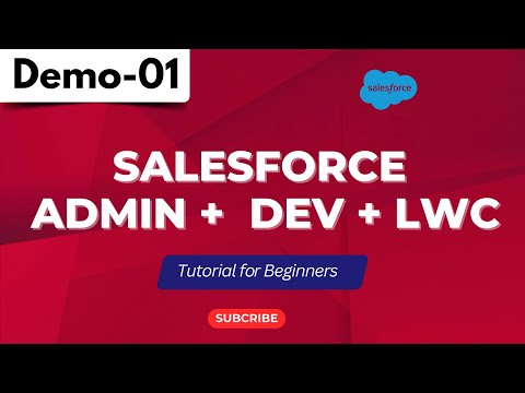 Salesforce (ADMIN + DEV + LWC) Demo 01 | Salesforce ADMIN + DEV + LWC | Tutorial fo﻿r Beginners