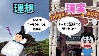 【ひとりディズニー】理想と現実