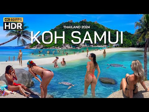 🇹🇭 4K HDR | Walking Koh Samui | BEST Place in the World | Thailand 2024 - With Captions