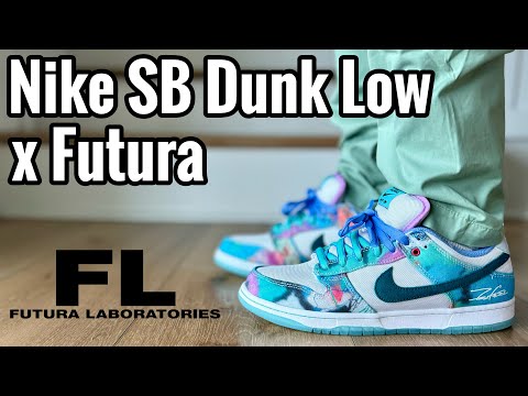 Nike SB Dunk Low x Futura Laboratories “Bleached Aqua” Review & On Feet