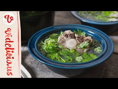 コトコト煮込めば、ほろほろお肉の満腹スープの出来上がり♪オックステールスープ｜How to make Oxtail Soup