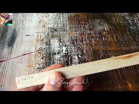 Discover the Spectacular World of Texture Art: Create an Organic and Weathered Canvas with Ease!