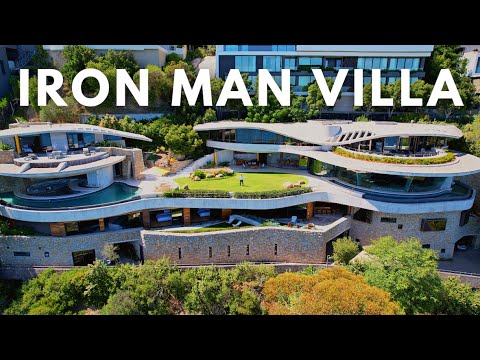 Touring the IRON MAN HOUSE in Cape Town! Most Expensive Holiday Rental in South Africa.