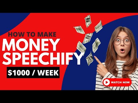 How to Make Money from Speechify