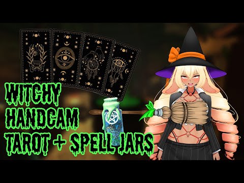 【Zatsu & Handcam】Making Spell Jars and Reading your Tarot!【VAllure】