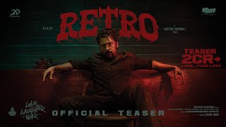 RETRO - Title Teaser | Suriya | Karthik Subbaraj | Pooja Hegde | Santhosh Narayanan