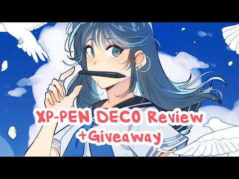 XP-PEN DECO L GIVEAWAY + Deco LW Review 🌊