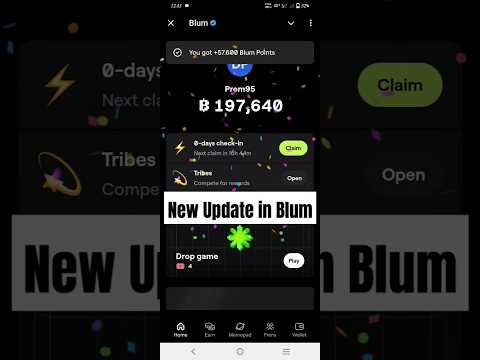 Blum New Update #blum #update #earnmoney #new #memecoin #cryptomemeland