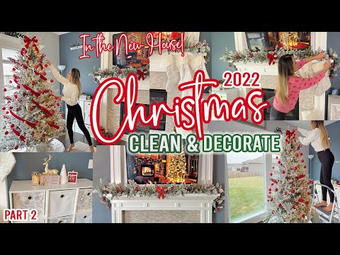 CHRISTMAS DECORATE WITH ME 2022 / CHRISTMAS DECORATIONS IDEAS 2022 PART 2