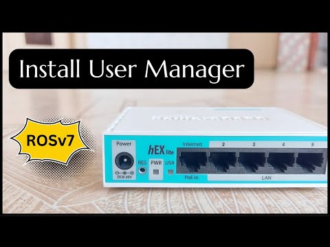 How to install User Manager Radius Server on MikroTik (RoSv7)