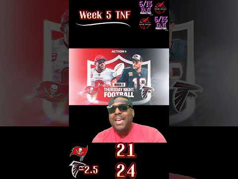 NFL Thursday Football Predictions. #Atlanta #falcons #tampabay #buccaneers #NFL #TNF #Football