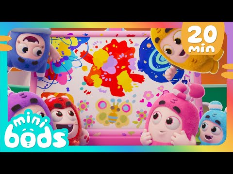 🎨 Painting Pandemonium | Minibods | Best Cartoons For All The Family  🎉🥳