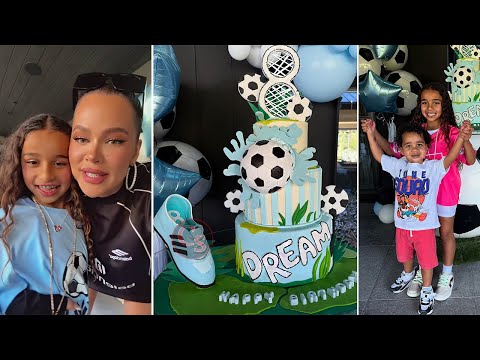 Khloe Kardashian Throws Soccer Themed Birthday Bash for Niece Dream Kardashian (VIDEO)