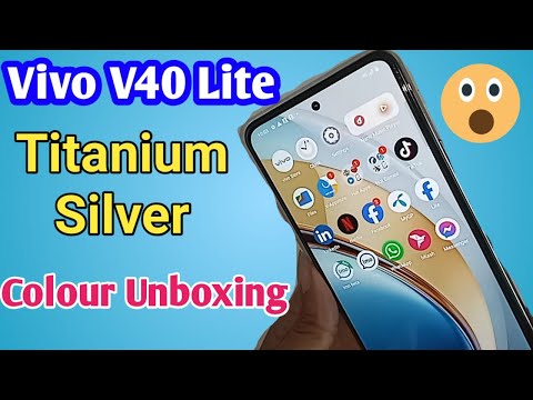 Vivo V40 Lite Titanium Silver Color Review