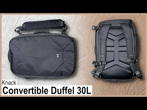 I found the King of One Bag travel - Knack Convertible Duffel User's Review