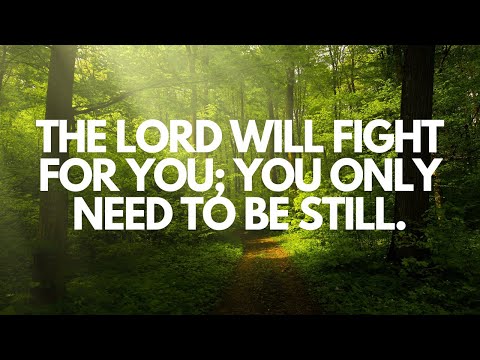 The Lord will fight for you; you only need to be still.