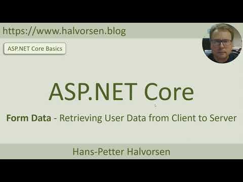 ASP.NET Core - Forms Data: Retrieving User Data from Client to Server