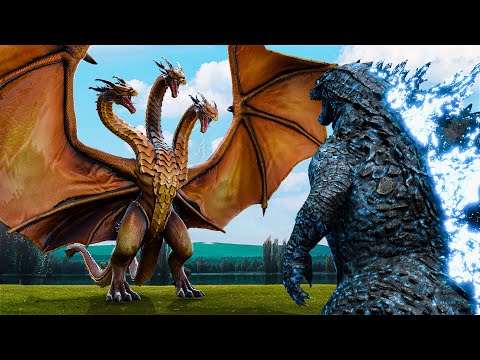 Godzilla, Kong VS Ghidorah | The New Empire | Kingdom of the Planet of the Apes VS Jurassic Park 4