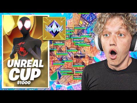 I Hosted a $1000 UNREAL RANKED Tournament In Fortnite!