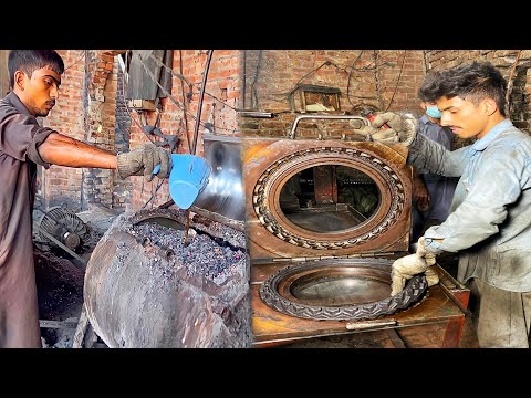 PowerFull Productions Of Cycle Tyre || How Are Made Cycle tyre