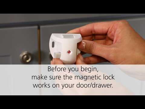 Adhesive Magnetic Lock System Installation Guide | Safety 1st