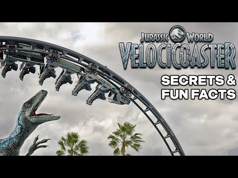 The SECRETS Of The Jurassic World VelociCoaster!