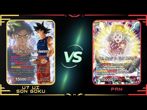 Universe 7 Son Goku vs Pan Reboot : Set 23 DBS Locals