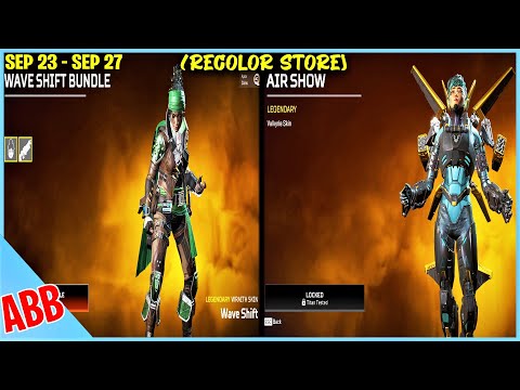 APEX LEGENDS ITEM SHOP TODAY - VALKYRIE & ALTERNATOR RECOLORS, WAVE SHIFT WRAITH SKIN