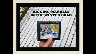 Town Dump Archaeology - Digging In The Winter Cold - Marbles - Antiques - Bottle Digging - Toys -