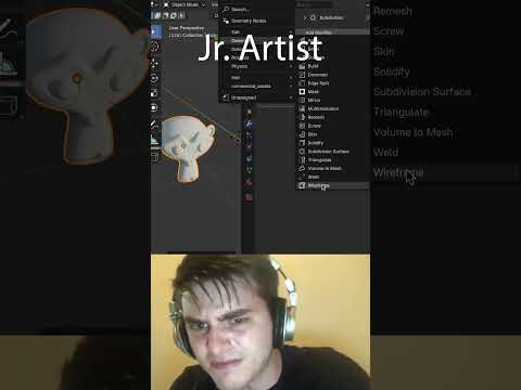 Jr vs Sr Artist:  Copy Modifiers #blendertutorial #blender #blendercommunity #blender3d #b3d