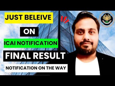 |Just Believe Only On ICAI Official Announcement For CA Final Result| Announcement On The Way|