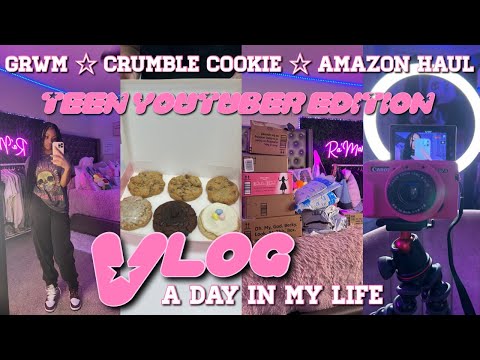 D☆Y IN MY LIFE |Teenage YouTuber| amazon haul, permit test, crumble cookie || Ra’Mariah Alexia