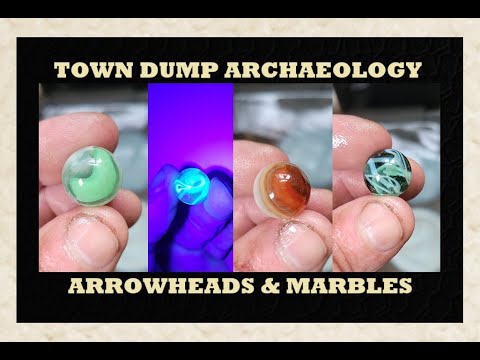 Town Dump Archaeology - Beautiful Vintage Marbles - Arrowheads - Antiques - Toys - Bottle Digging -