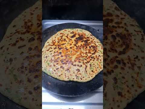 Palak Paneer Paratha full reciepe in. Comments #beautiful #food #cooking #yummy #paratha