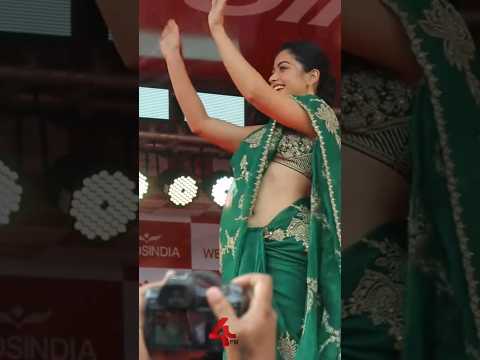 Rashmika mandanna cute moment at kerala 🤍 #rashmika #rashmikamandanna #actress