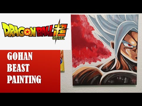 Gohan Beast Acrylic Painting Dragon Ball Super