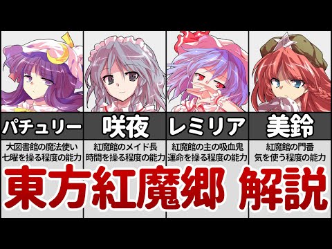 【東方紅魔郷】キャラ紹介・ストーリー解説しながら東方原作プレイ