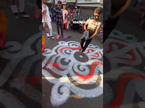 raning rangoli ,short and sweet rangoli , रांगोळी#rangoli #youtubeshorts #viral