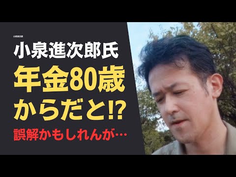 小泉進次郎氏「年金は80歳から」発言の真偽と、年金はどうなるか予想してみた