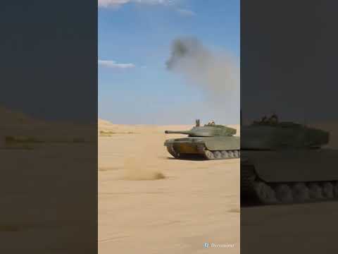 is it italian C1 Ariete main battle tank? #tank #animation #ai #hailuo #capcut #dreamina #戦車