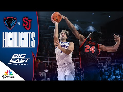 DePaul vs. St. John’s | COLLEGE BASKETBALL HIGHLIGHTS | 12/17/24 | NBC Sports